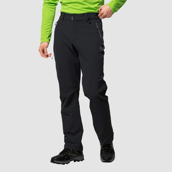 Pantalón Senderismo Jack Wolfskin Activate Xt Hombre Negros Mexico-2931574